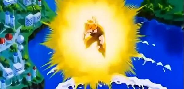 DBZ Goku Screaming SSJ 3
